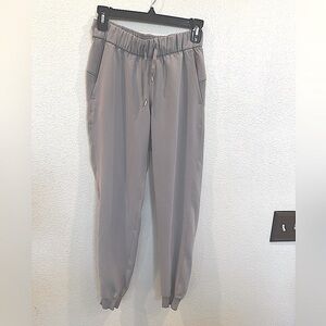 Lululemon Athletica Gray Track Pants with Relaxed Fit